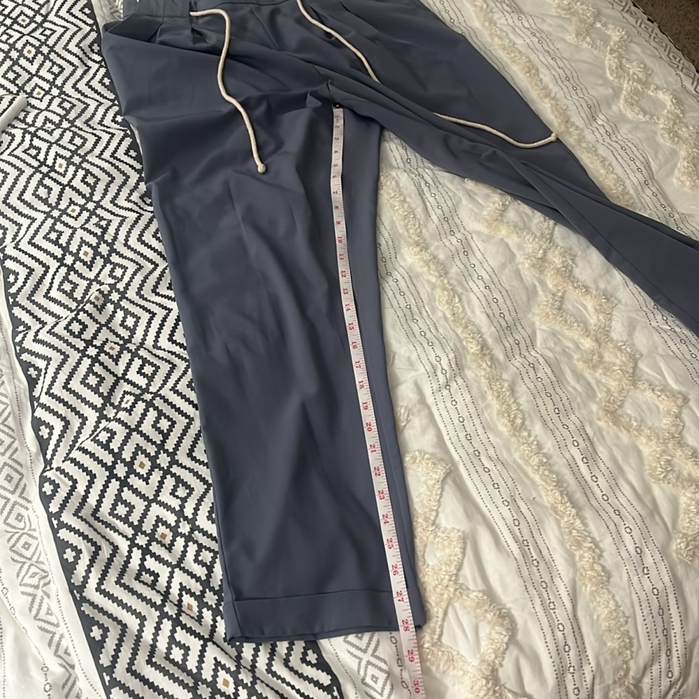 NY collection will blue drawstring jogger pants - Picture 10 of 10